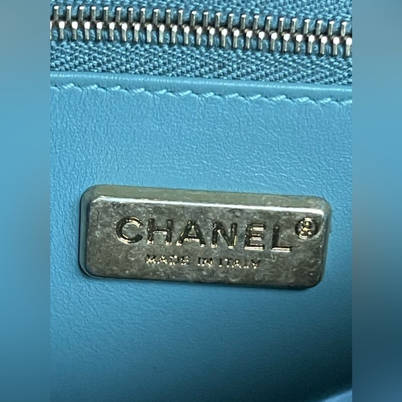 SOLD - CHANEL Python Straight-Lined Flap Bag - Picture 11 of 16